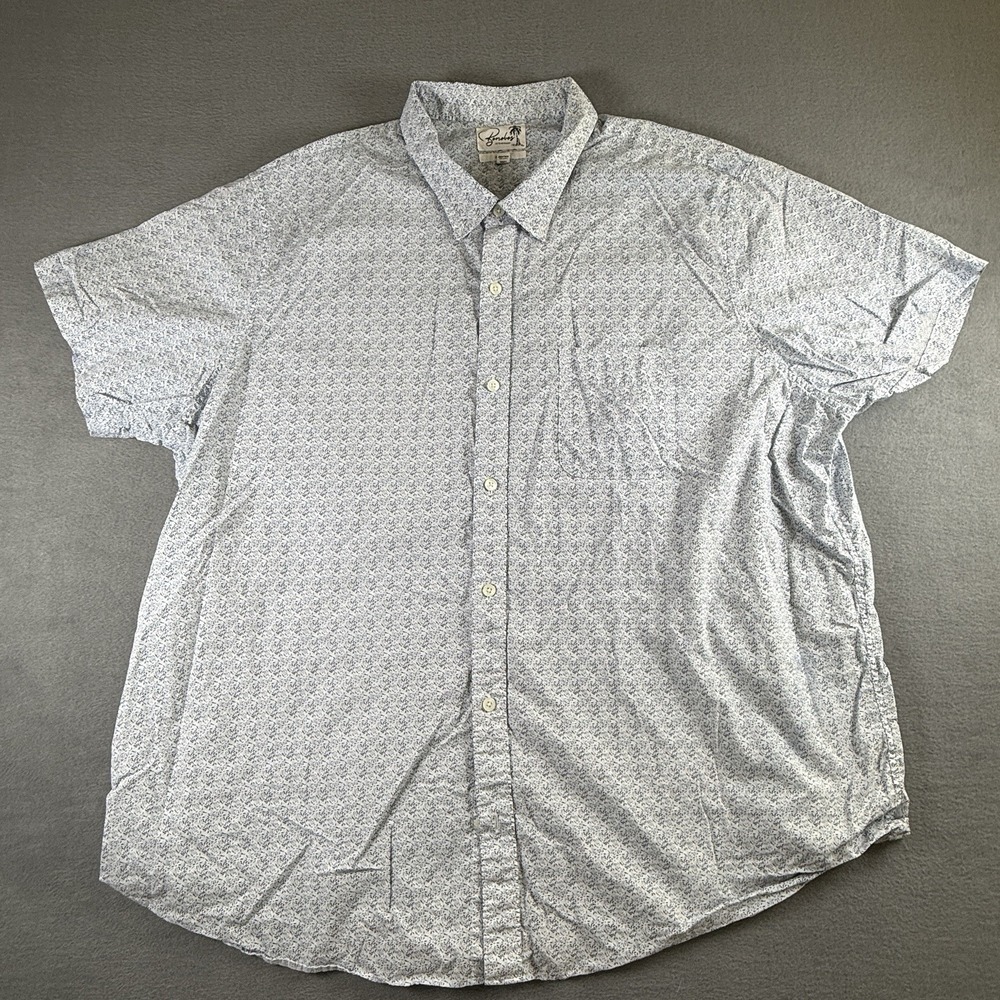 Bonobos Men's 4XLT Standard Fit Button Shirt Short Sleeve Daisy Flower AOP